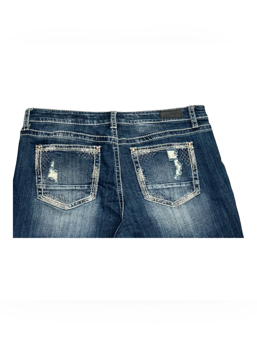 Daytrip Virgo Bootcut Jeans Wmns 38R Embroidered Stretch Mid Rise